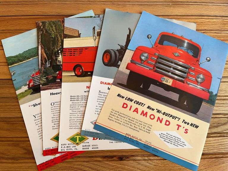 (5) Diamond T Truck Sales Literature image