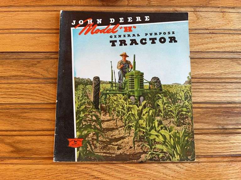 1940 John Deere H Tractor Sales Literature image