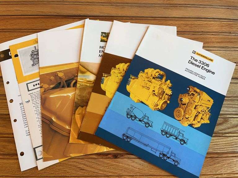 (6) Caterpillar Engine Sales Literature image