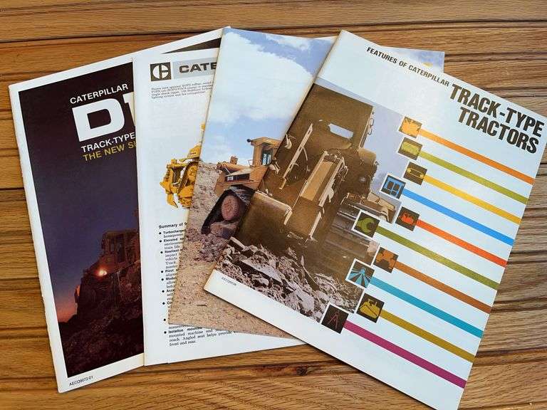 (4) Caterpillar Crawler Sales Literature image
