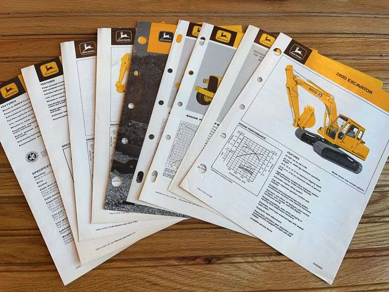 (9) John Deere Industrial Sales Literature image