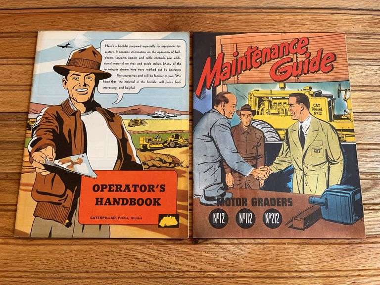 (2) Caterpillar Maintenance Guide + Operator's Handbook image