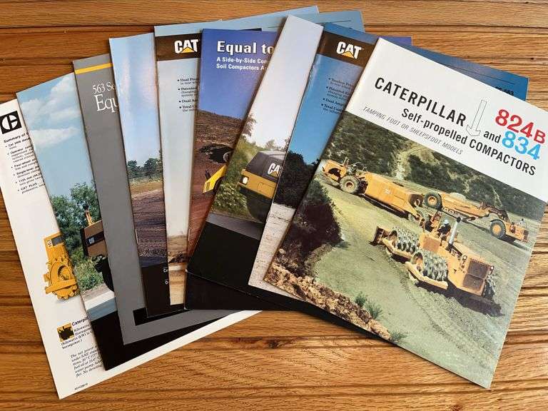 (9) Caterpillar Compactor Sales Literature image