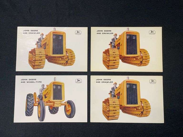 (4) John Deere 440 Industrial Postcards image