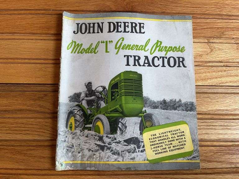 1940 John Deere L Tractor Sales Literature image