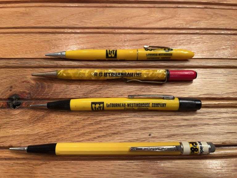 (4) Le Tourneau + P&H Mechanical Pencils image