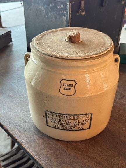 Cruikshank Bros. Co. Preserves, Jellies Crock image