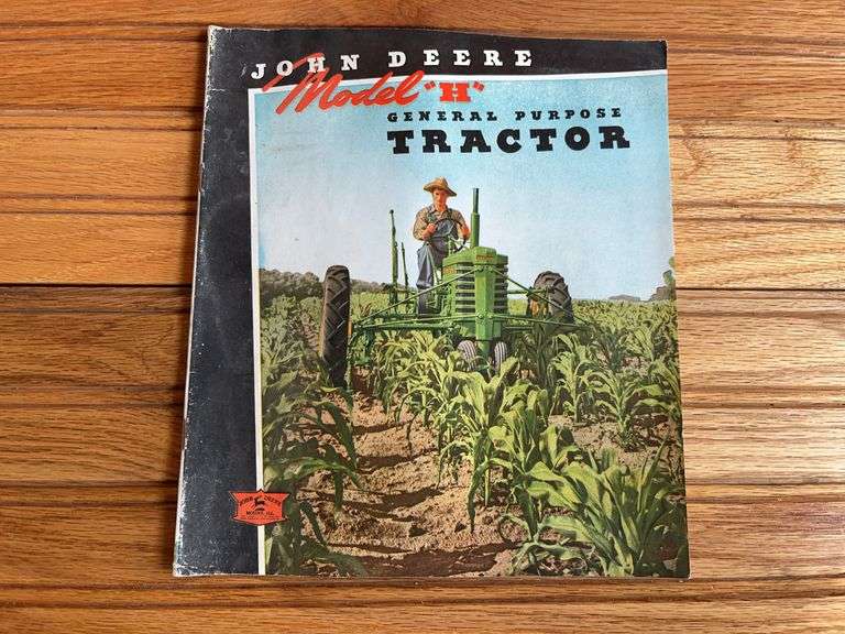 1940 John Deere H Tractor Sales Literature image