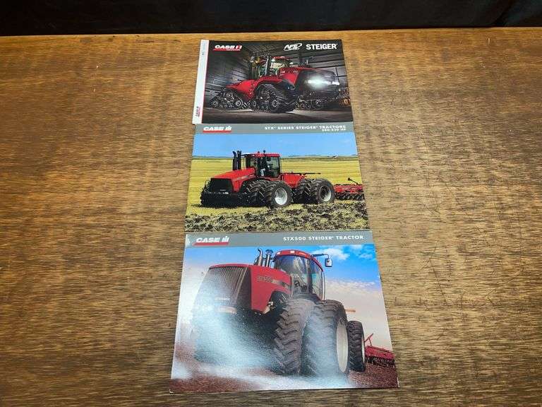 (3) Case-IH 4wd Tractor Sales Literature image