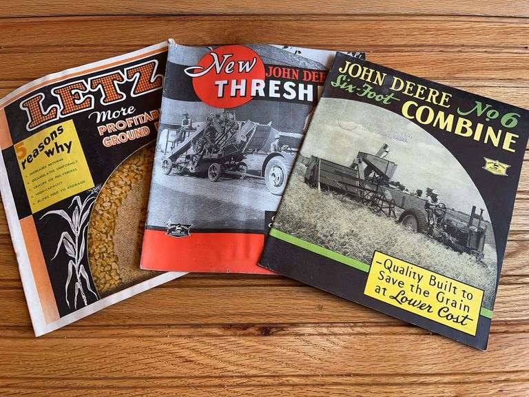 (3) John Deere + Letz Sales Literature image