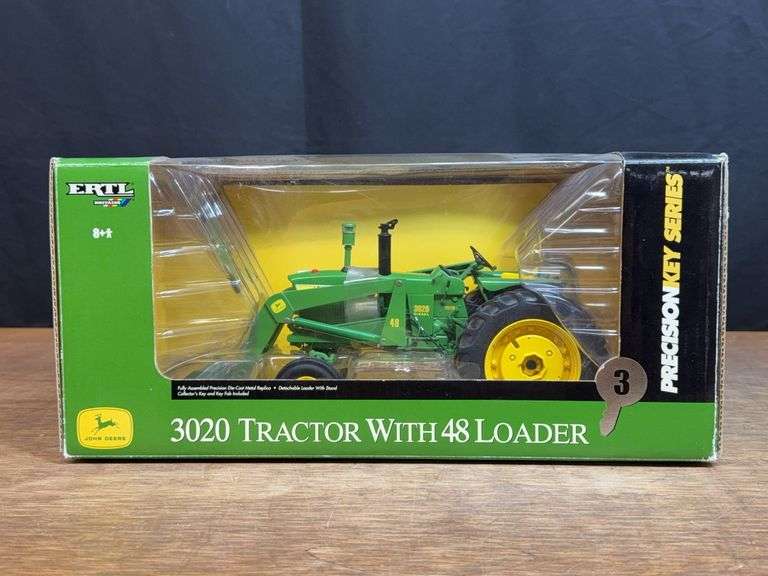 1/16 John Deere 3020 w/Loader Precision Key NIB Ertl image
