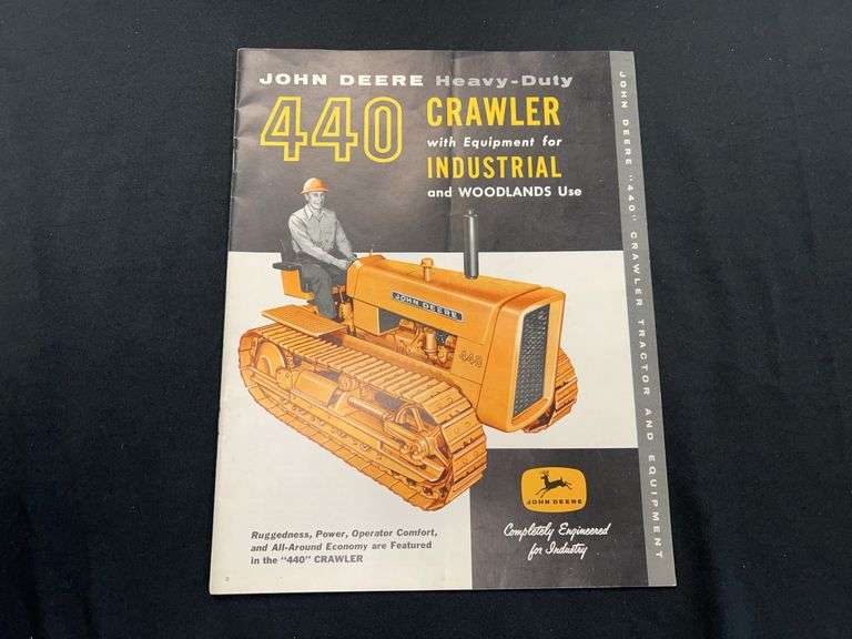 1958 John Deere 440 Industrial Crawler Sales Literature image