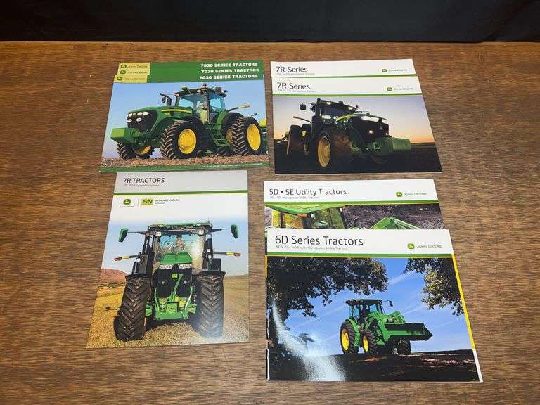 (8) John Deere Tractor Sales Literature image