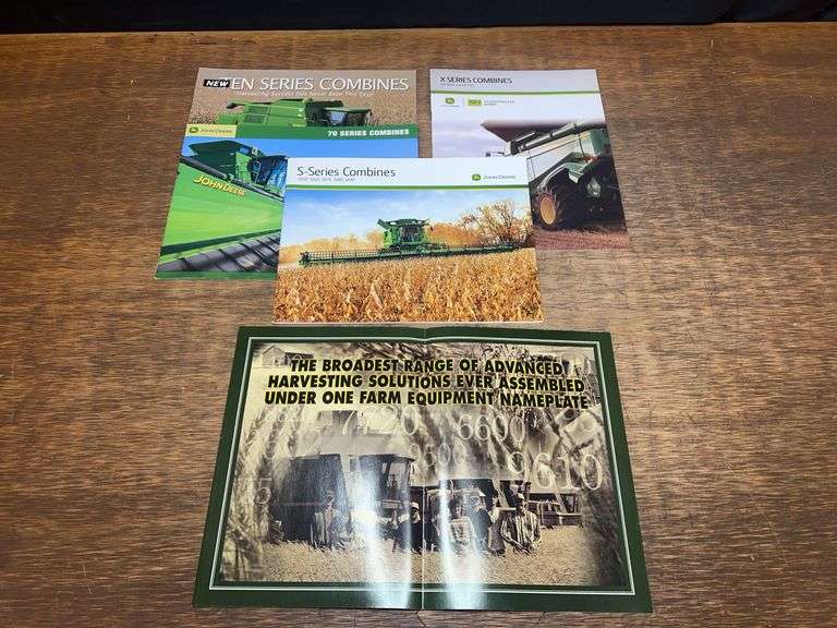 (5) John Deere Combine Sales Literature image