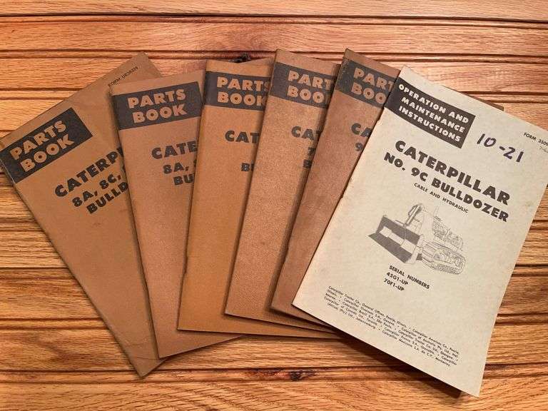 (6) Caterpillar Bulldozer Manuals image