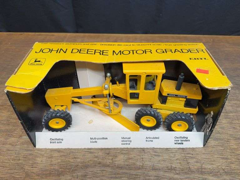 1/16 John Deere Motor Grader NIB Ertl image