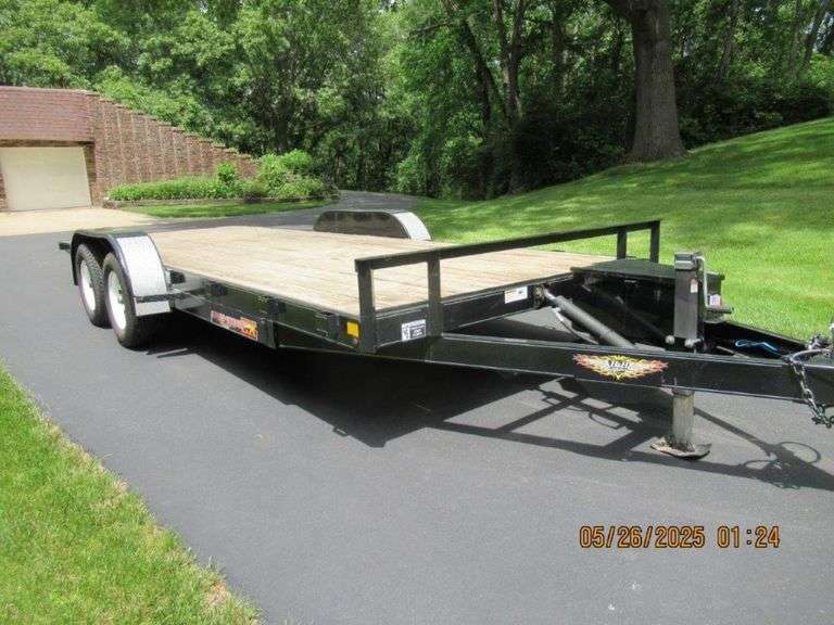 2014 H&H Hydraulic 20ft. Tilt Deck Trailer image