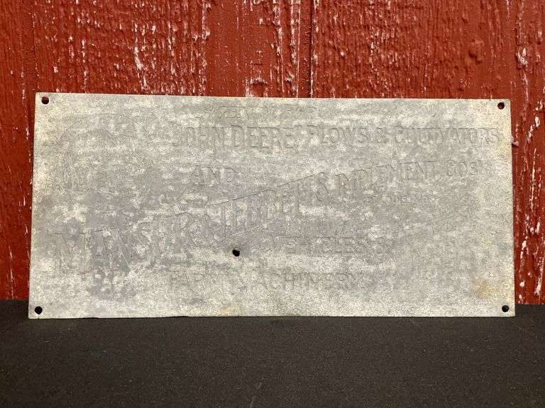 Mansur & Tebbetts Implement Co. Sign image