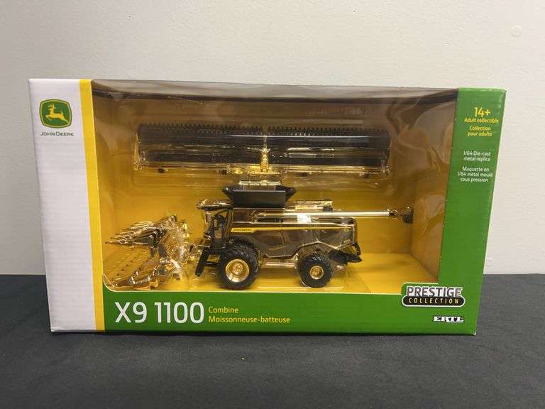 1/64 John Deere X9 1100 Combine Gold Prestige NIB Ertl image