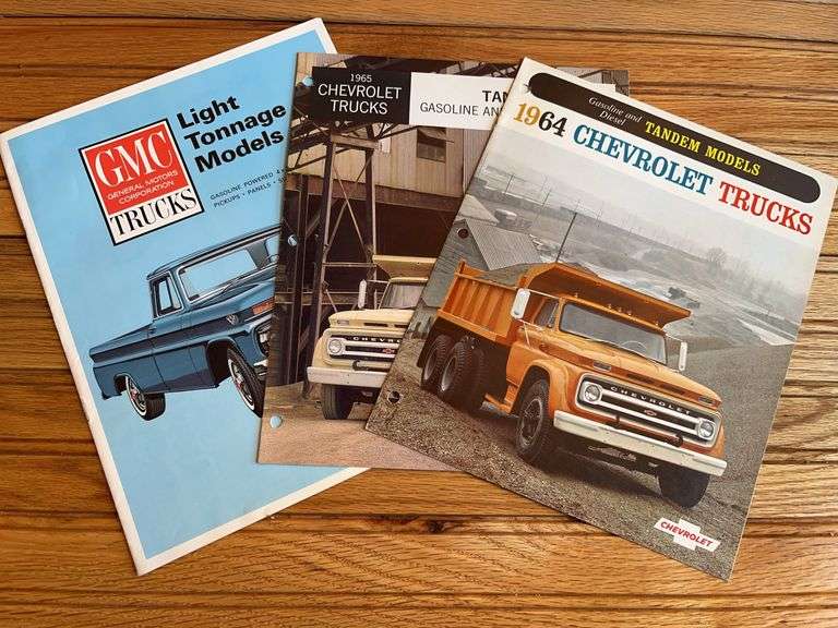 (3) Chevrolet + GMC Truck Sales Literature image