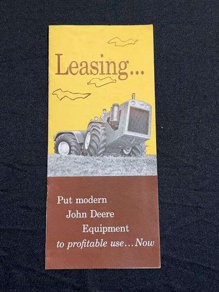 1959 John Deere Leasing Sales Literature image