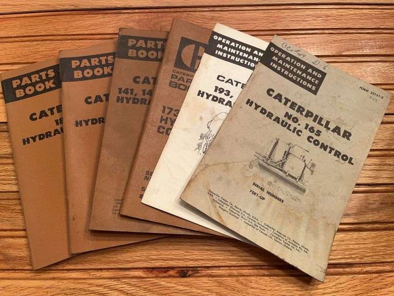 (6) Caterpillar Hydraulic Controls Manuals image