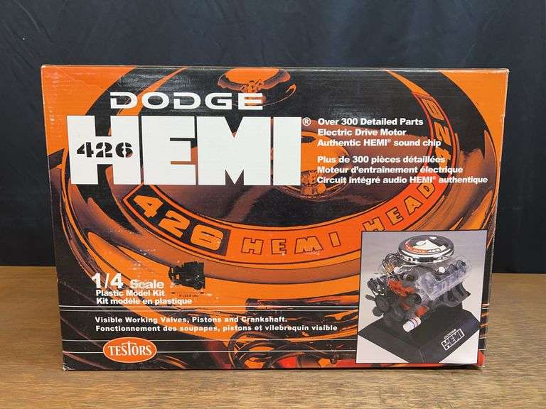 1/4 Dodge Hemi 426 Engine NIB Testors image