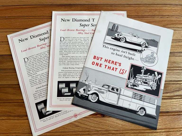 (3) Diamond T Truck Sales Literature image