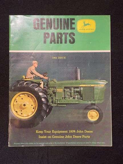 1964 John Deere Genuine Parts Catalog image