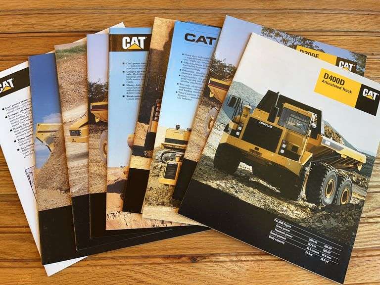 (10) Caterpillar Articulated Truck Sales Literature image
