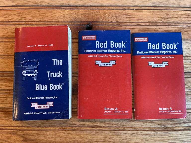 (3) Red Book + Blue Book Value Guides image