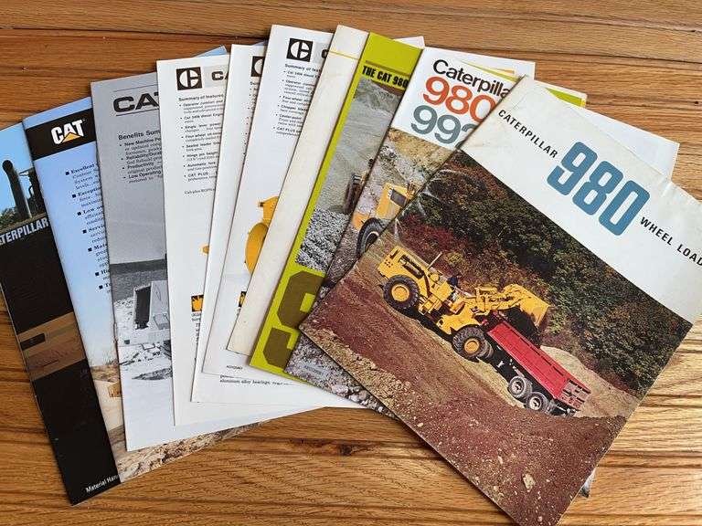 (10) Caterpillar Wheel Loader Sales Literature image