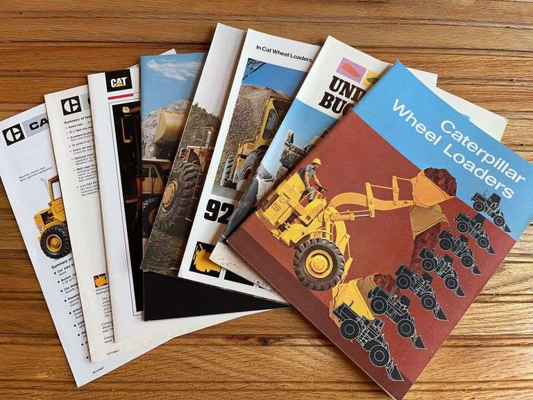 (9) Caterpillar Wheel Loader Sales Literature image