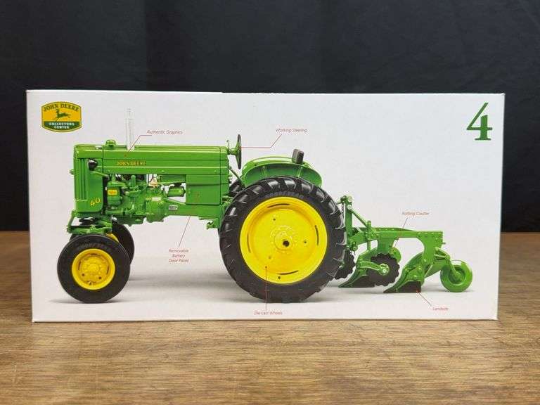 1/16 John Deere 40T w/Plow Collectors Center NIB Ertl image