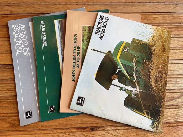 (4) John Deere Tractor Sales Literature image