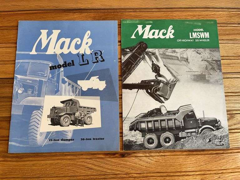 (2) Mack Truck Sales Literature image
