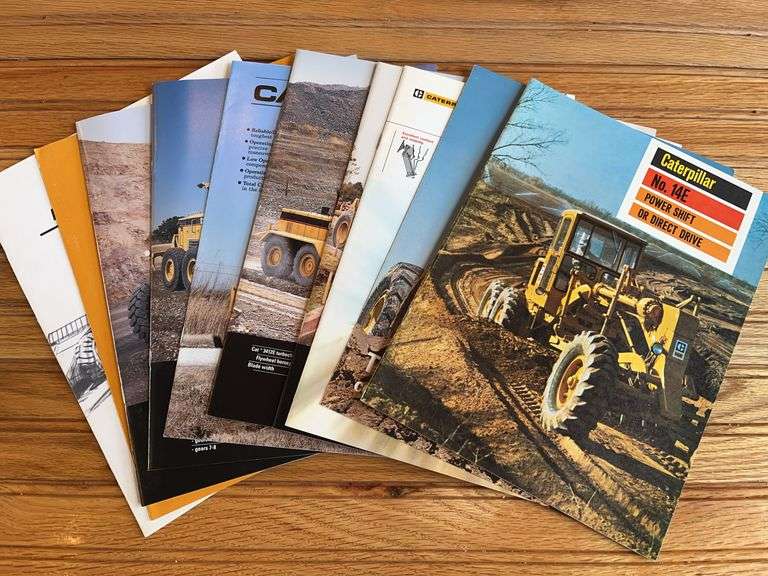 (10) Caterpillar Motor Grader Sales Literature image