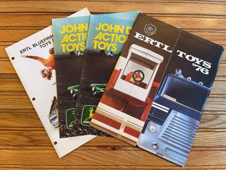 (4) Ertl Toy Catalogs image