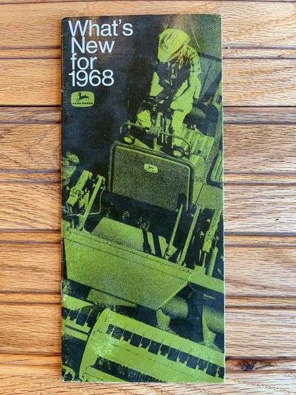 John Deere What's New For 1968 Sales Literature image