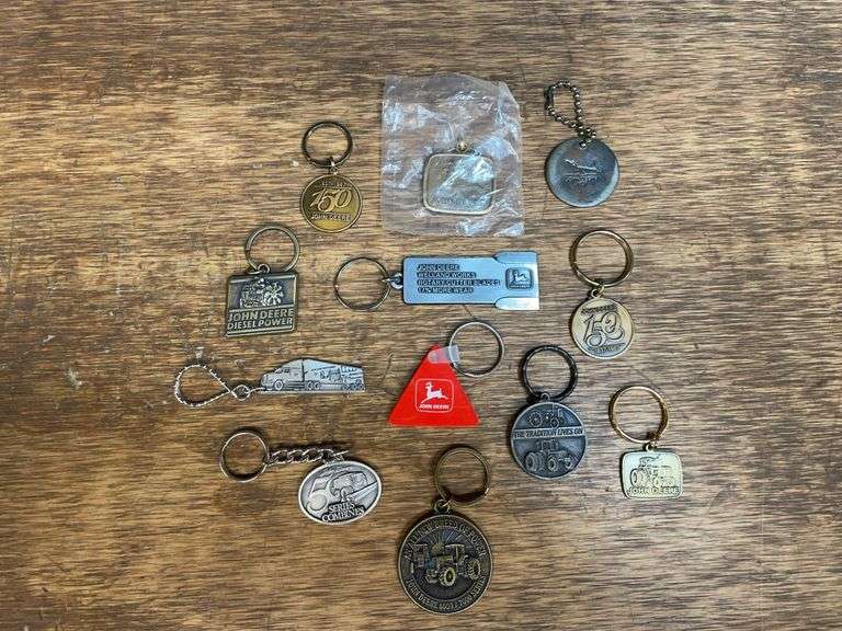 (12) John Deere Keychains image