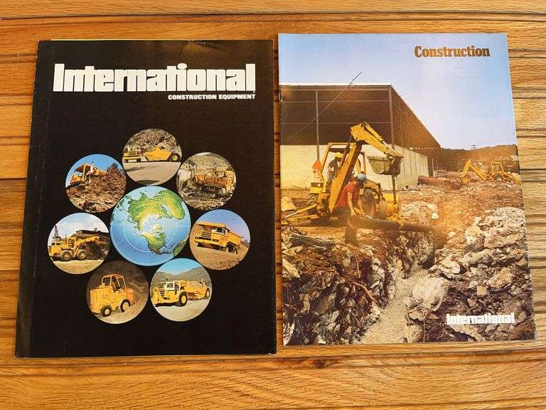 (2) International Construction Equipment Sales Literature image