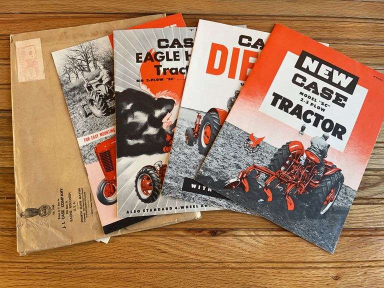 (4) 1954 Case Tractor Sales Literature image