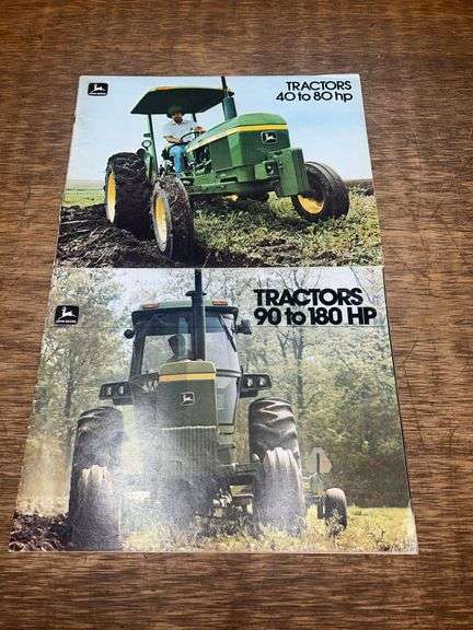 (2) John Deere Tractor Sales Literature image