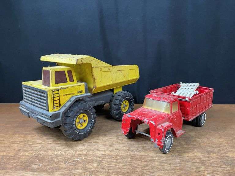 (2) International Harvester Loadstar + Tonka Dump Truck image