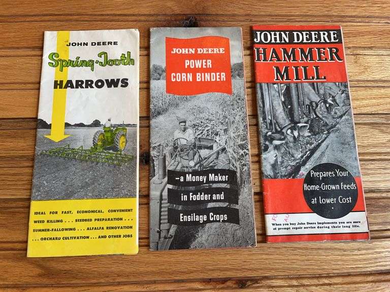 (3) John Deere Sales Literature image