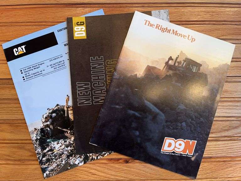 (3) Caterpillar D9 Crawler Sales Literature image