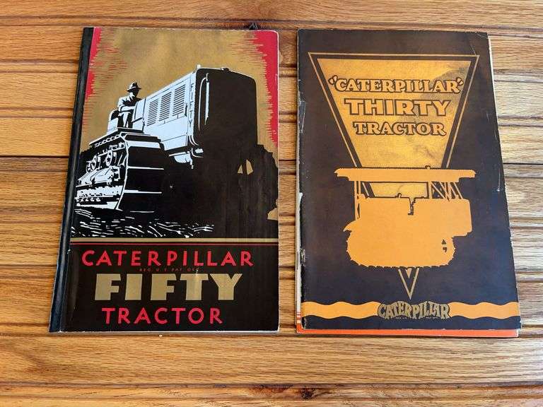 (2) Caterpillar Thrity + Fifty Crawler Sales Literature image