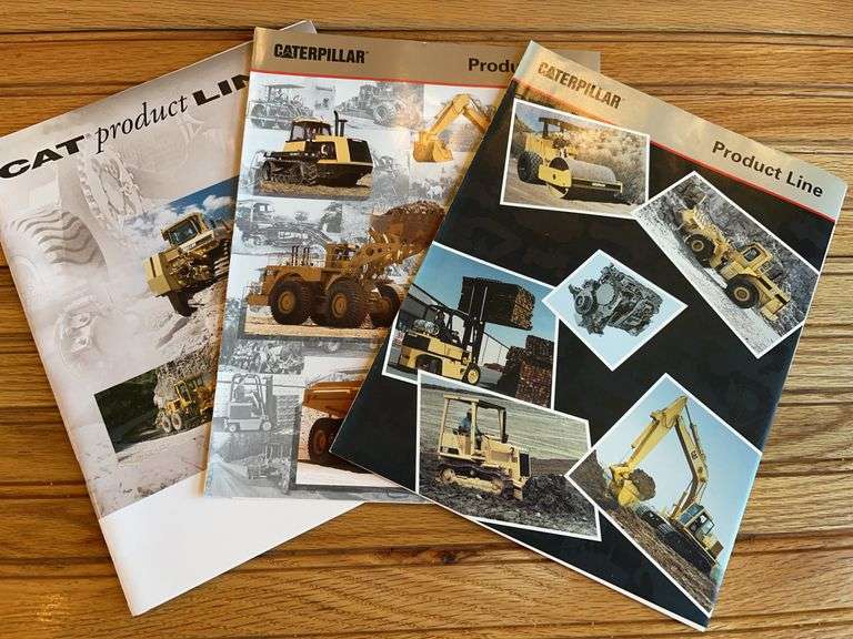 (3) Caterpillar Product Line Sales Literature image