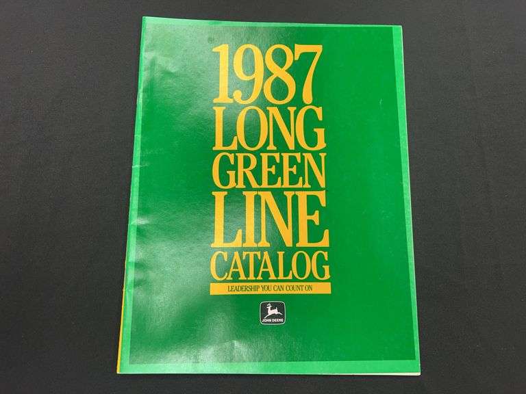 1987 John Deere Long Green Line Catalog image