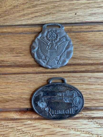 (2) Russell Grader Watch Fobs image